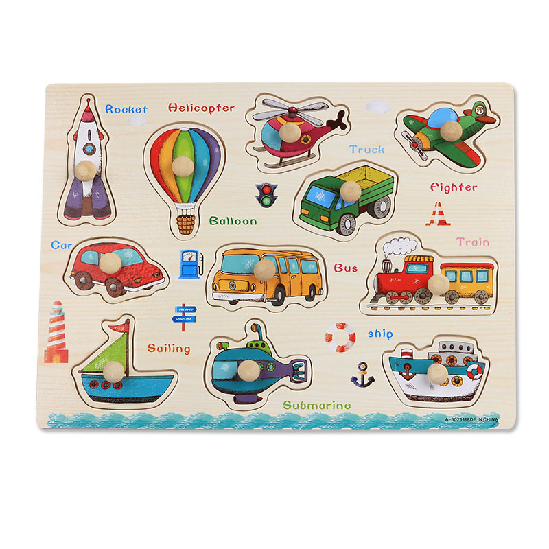 Wooden Baby Toys Puzzle Board Set